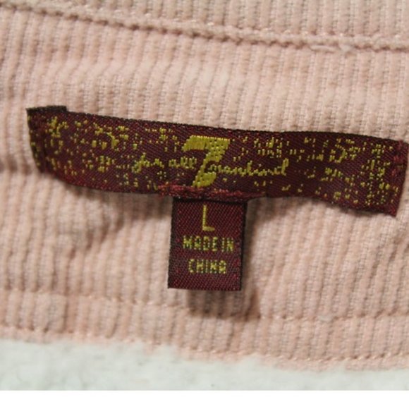 7 For All Mankind Girls’ Corduroy jacket (842) 👖💘 - Picture 7 of 7